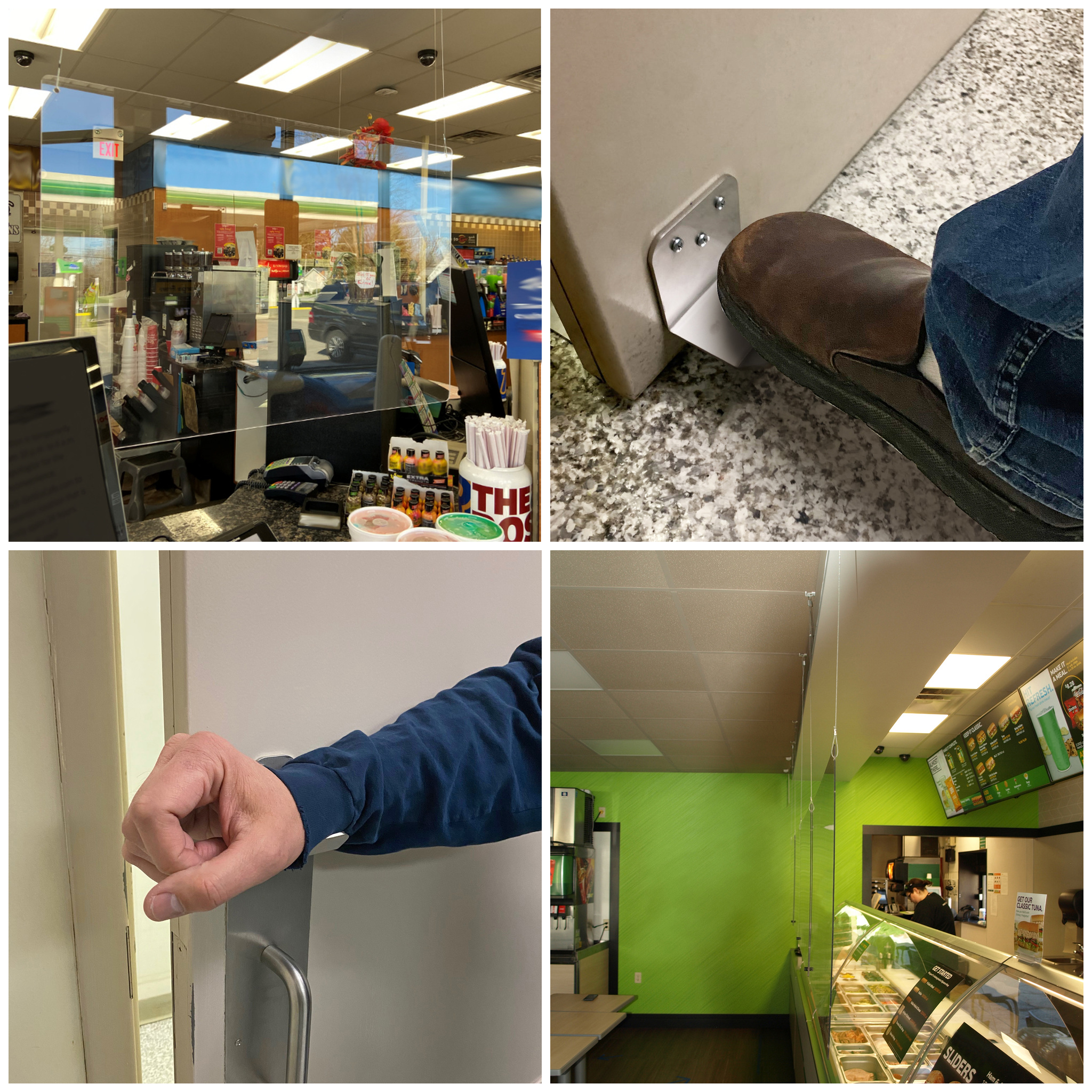 collage of nemco safety and sanitation products during covid pandemic